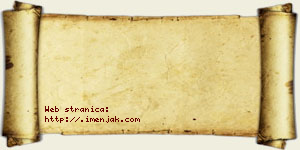 Jana Nešić vizit kartica